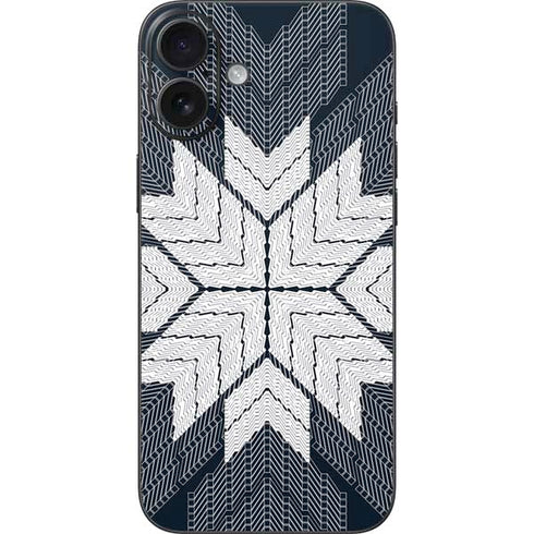 NYC Symmetric Flower iPhone 16 Plus Skin